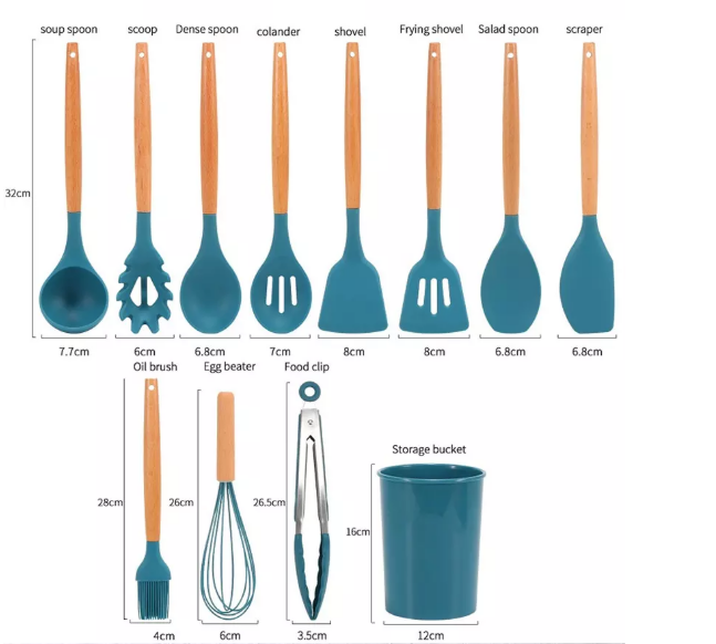 silicone spatula setịpụrụ maka nri